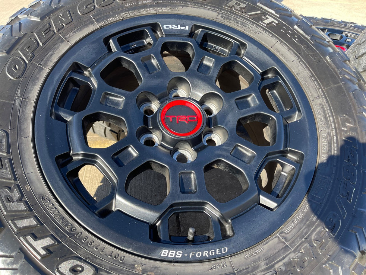 18" Toyota Tundra TRD BBS FORGED OEM 69195 95458 wheels rims Sequoia TOYO R/T Texas Truck Tire
