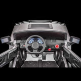 Electric Kids Ride On Car Truck with 4-Wheel Drive, Dual Seats, Pneumatic Tires, and Remote Control