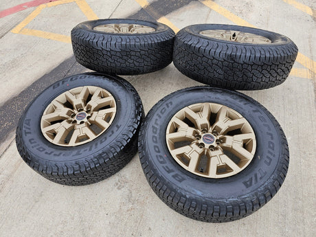 17" Nissan Frontier OEM BRONZE Desert Runner 62832 wheels rims 2025 2026 NEW Texas Truck Tire