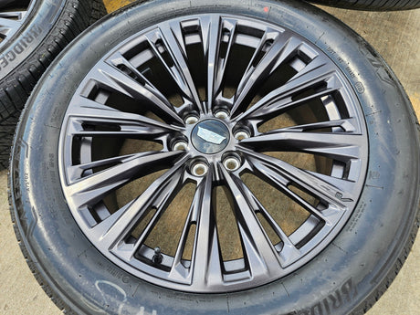 22" Cadillac Escalade V V600 Platinum OEM ORIGINAL wheel rim 2023 2024 2025 NEW Texas Truck Tire