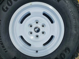 17" Ford Bronco HERITAGE Stroppe Edition 10463 OEM wheels rims white 2025 2026 Texas Truck Tire