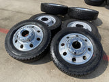 19.5" Ford F-450 Dually F-550 rims wheels RAM 4500 OEM 10x225 2024 2025 2026 Texas Truck Tire