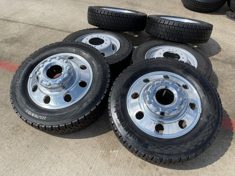 19.5" Ford F-450 Dually F-550 rims wheels RAM 4500 OEM 10x225 2024 2025 2026 Texas Truck Tire