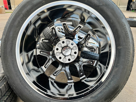 22" GMC Yukon Sierra DENALI OEM 14078 wheels rims CHROME 2023 2024 2025 2026 NEW Texas Truck Tire