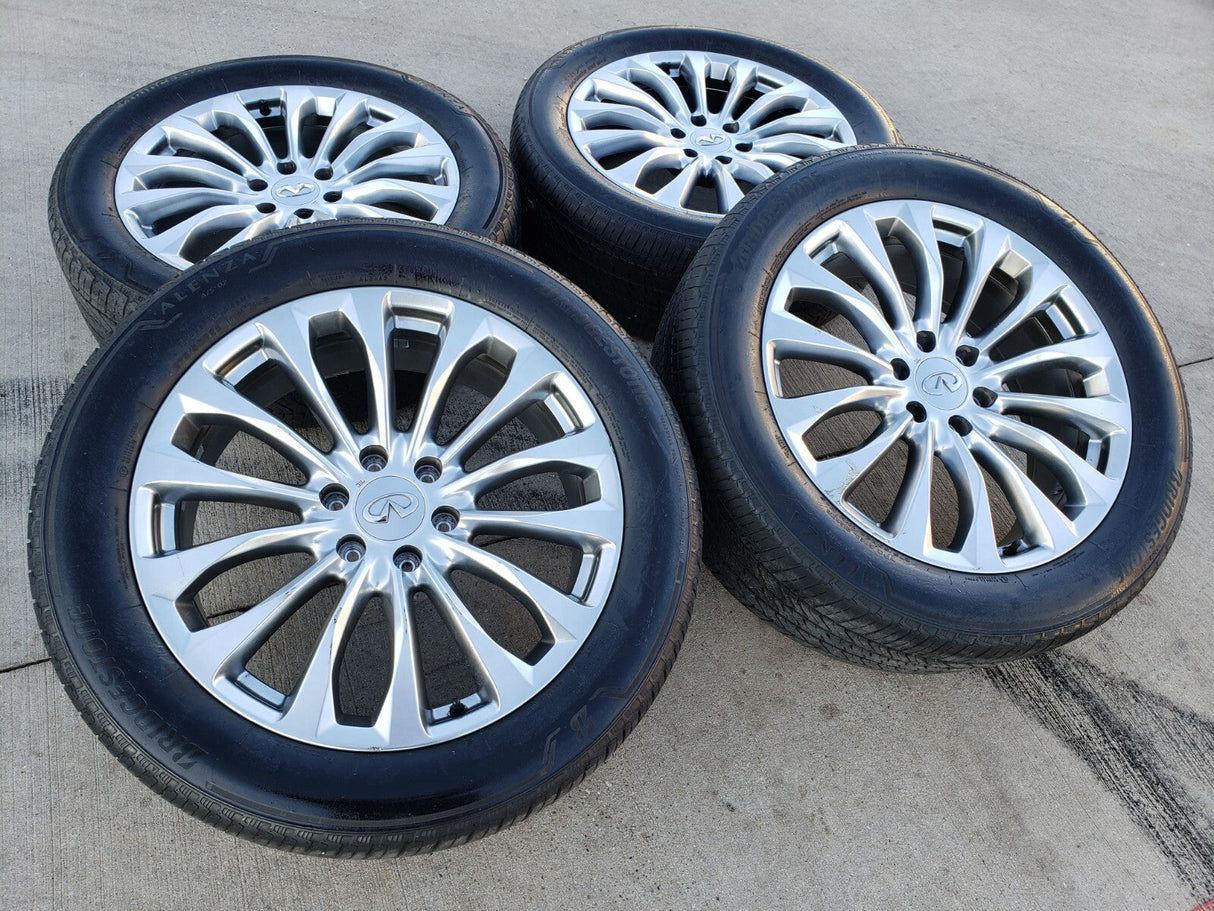 22" Infiniti QX80 QX56 Nissan Titan OEM 62799 73770 wheels rims tires Texas Truck Tire