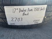 17" Dodge Ram 3500 Dually Laramie 8x200 wheels rims OEM 2703 2704 NEXEN Texas Truck Tire