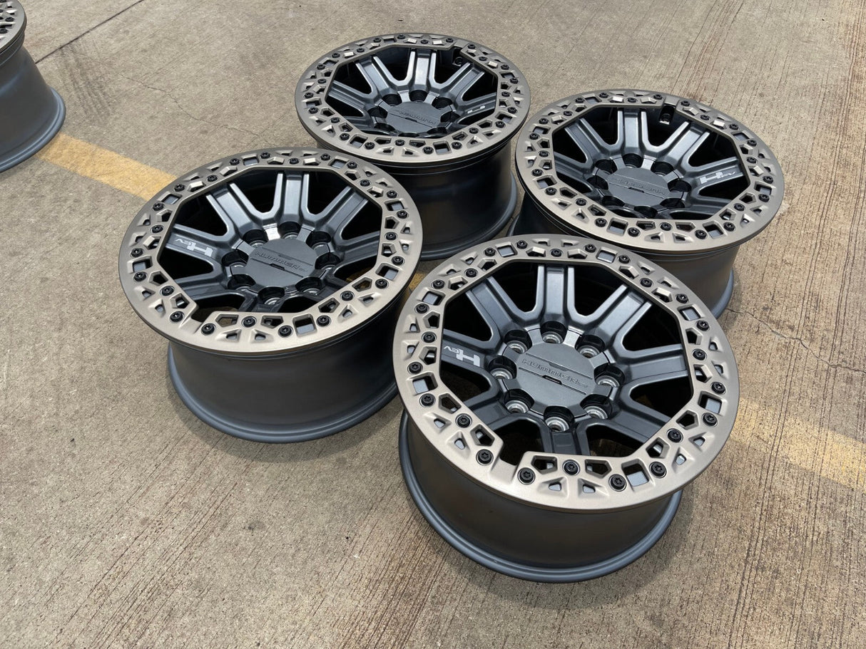 (5) 18" Hummer Grazen beadlock EV HEV 2500 OEM wheels rims 2024 2025 2026 NEW Texas Truck Tire