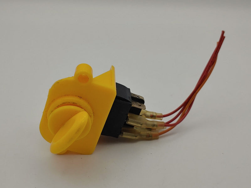 Safety First Corvette Starter Switch in Pink, Red, and Yellow – Original Working Owner Replacement