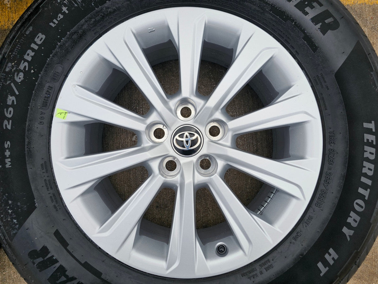 18" Toyota Grand Highlander OEM 10525 wheels rims tires Lexus TX350 GOODYEAR Texas Truck Tire