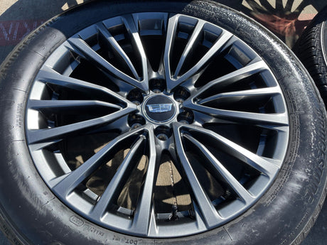 22" Cadillac Escalade V Platinum OEM 4883 95479 wheels rims BRIDGESTONE Texas Truck Tire