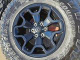 18" Dodge Ram 1500 TRX RHO Black OEM 66002 wheels rims TOYO A/T3 35" Texas Truck Tire