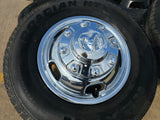 17" Dodge Ram 3500 Dually Laramie 8x200 wheels rims 2703 2704 OEM 2024 2025 NEW Texas Truck Tire