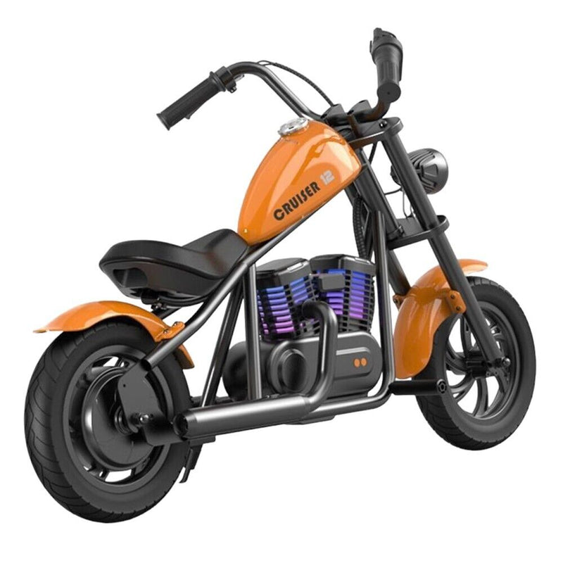 24V Children's Boys Ride On Motorbike Chopper Bicycle 160W Engine 10MPH Velocity, Distance Tracker, Mist