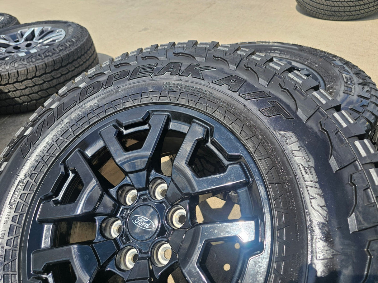 17" Ford F-150 Raptor Bronco OEM rims wheels 10461 tires FALKEN A/T3 Texas Truck Tire