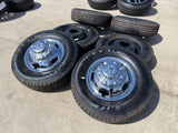 17" Dodge Ram 3500 Dually 8x200 wheels rims 2703 2704 OEM 2024 2025 2026 NEW Texas Truck Tire