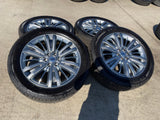 22" Ford F-150 LIMITED Plus OEM rims wheels 10622 Expedition 2025 2026 2027 NEW Texas Truck Tire