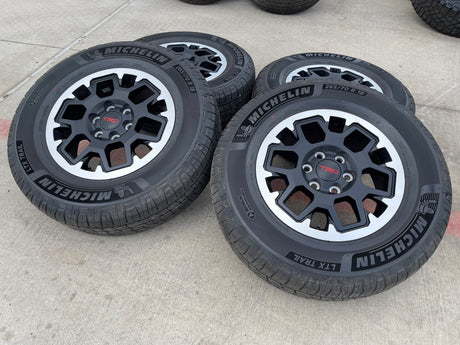 18" Toyota Tacoma 4Runner TRD OEM 94199 wheels rims 2024 2025 2026 MICHELIN NEW Texas Truck Tire