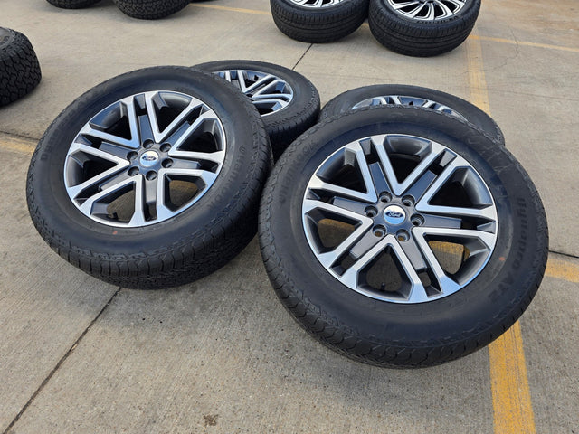 20" Ford F-150 OEM rims wheels 10345 95025 Expedition HANKOOK A/T2 Texas Truck Tire