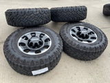 18" Ford F-250 F-350 OEM TREMOR rims wheels 10482 tires DURATRAC R/T 35" Texas Truck Tire