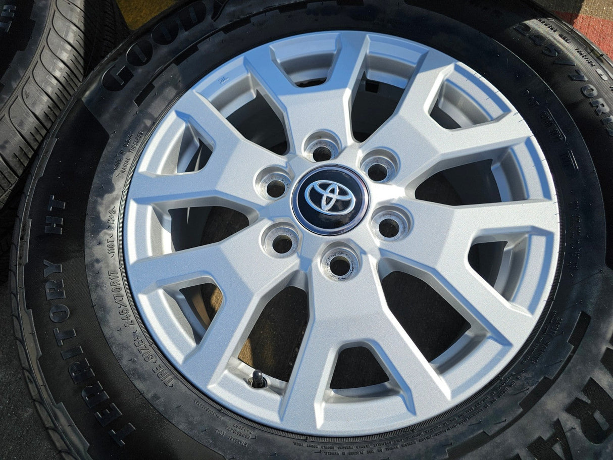 17" Toyota Tacoma 4Runner TRD OEM 94254 10637 wheels rims 2025 2026 GOODYEAR Texas Truck Tire