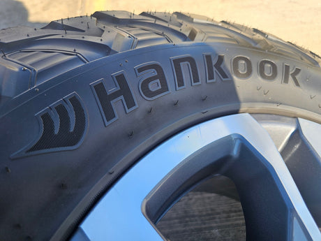 18" GMC Sierra AT4X Chevy Silverado 2500 3500 OEM 5949 wheels rims HANKOOK M/T2 Texas Truck Tire
