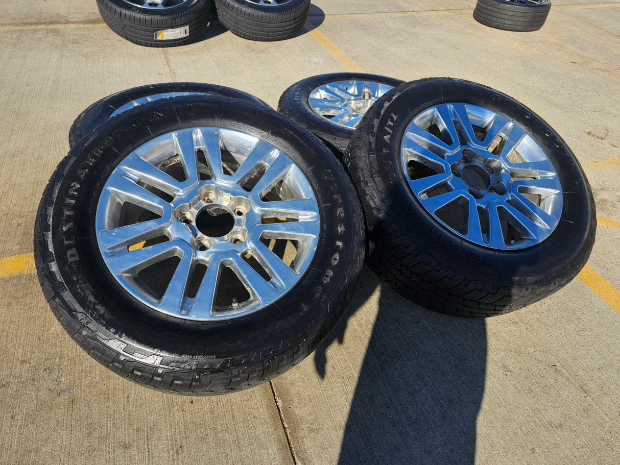 20" Toyota Tundra TSS TRD T Force OEM wheels rims 5x150 tires FIRESTONE A/T2 Texas Truck Tire