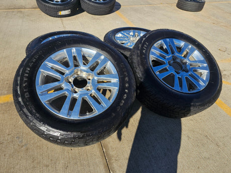 20" Toyota Tundra TSS TRD T Force OEM wheels rims 5x150 tires FIRESTONE A/T2 Texas Truck Tire