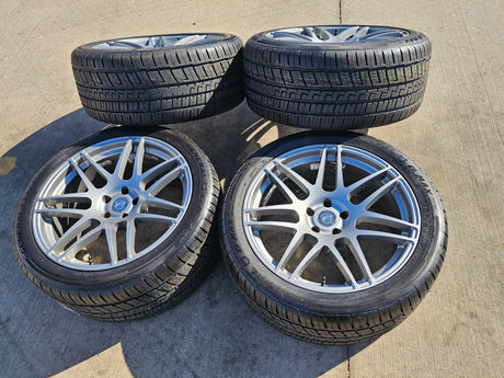 20" 20x9.5 20x10.5 Forgestar Performance F14 Dodge Charger Challenger wheel rims Texas Truck Tire