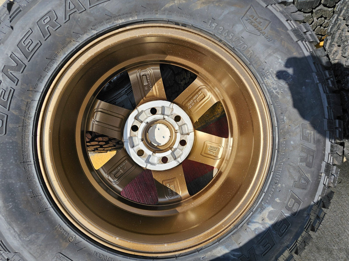 17" Ford F-150 OEM BRONZE Tremor rims wheels 10339 2024 2025 2026 NEW Texas Truck Tire