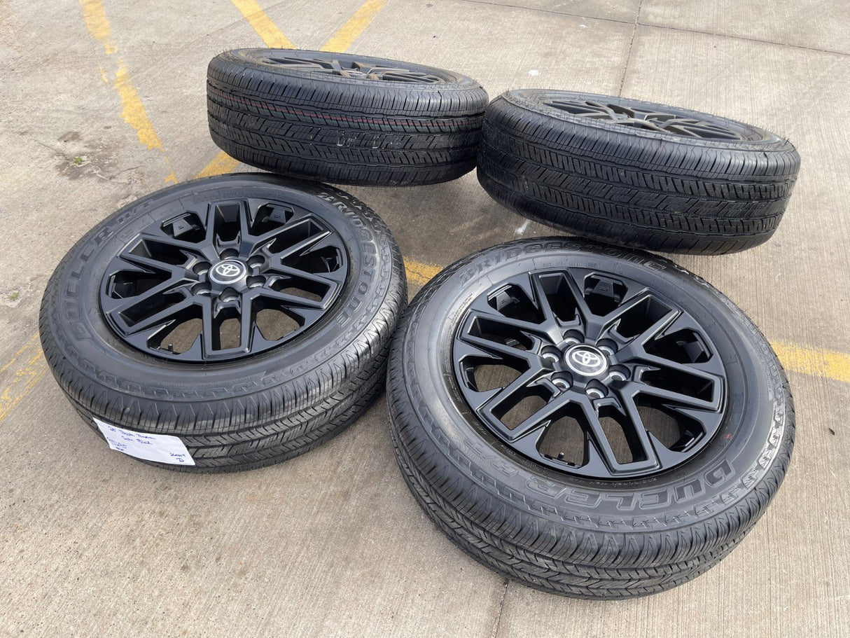 20" Toyota Tundra TRD OEM wheels rims TSS 75276 95295 Sequoia 2024 2025 2026 NEW Texas Truck Tire