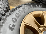 17" Jeep Wrangler Rubicon OEM 96226 wheels rims Gladiator GOODYEAR  A/T 33" NEW Texas Truck Tire