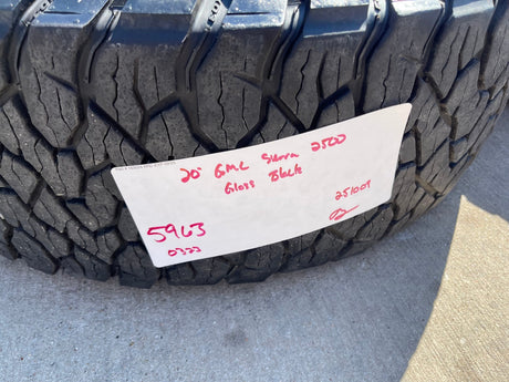 20" GMC Sierra AT4X 2500 3500 OEM 14137 5963 wheels rims Silverado BFG KO3 A/T Texas Truck Tire
