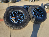 18" Ford Bronco wheels rims tires black 95213 Ranger GOODYEAR 35" Texas Truck Tire