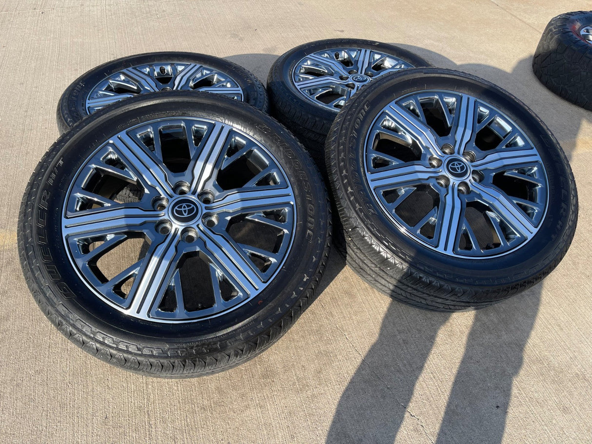 22" Toyota Tundra Sequoia OEM wheels rims 75282 Land Cruiser GX550 CAPSTONE Texas Truck Tire