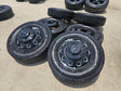 17" Dodge Ram 3500 Dually Laramie wheels rims 2706 2707 OEM black 2024 2025 NEW Texas Truck Tire