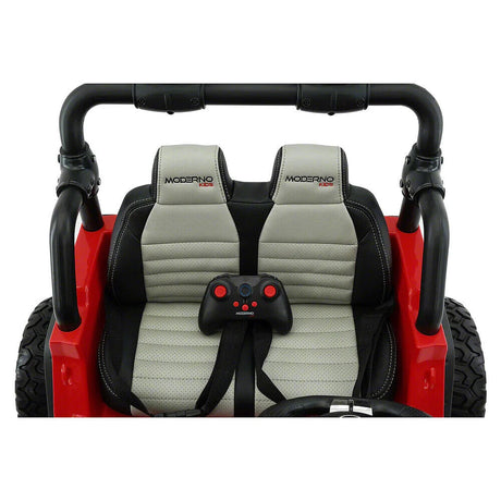 12V CHILDREN'S RIDE-ON JEEP TRUCK CAR, DUAL POWERFUL MOTORS, TWO SEAT CAPACITY, HIGH-GRIP TYRES, LED LIGHTS & REMOTE CONTROL