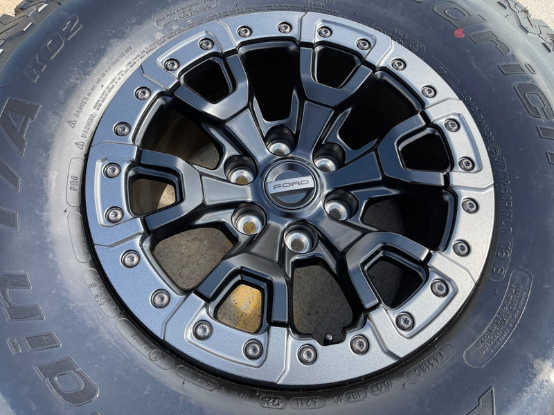 17" Ford F-150 Raptor Bronco R OEM BEADLOCK 51222 rim wheel 2025 2026 NEW 37" Texas Truck Tire