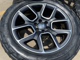 22" Dodge Ram 1500 OEM LIMITED Laramie wheels rims 2725 2684 NITTO 33" Texas Truck Tire