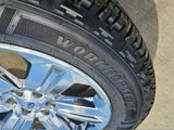 20" Ford F-150 Expedition OEM Lariat rims wheels 10171 CHROME NICE SET Texas Truck Tire
