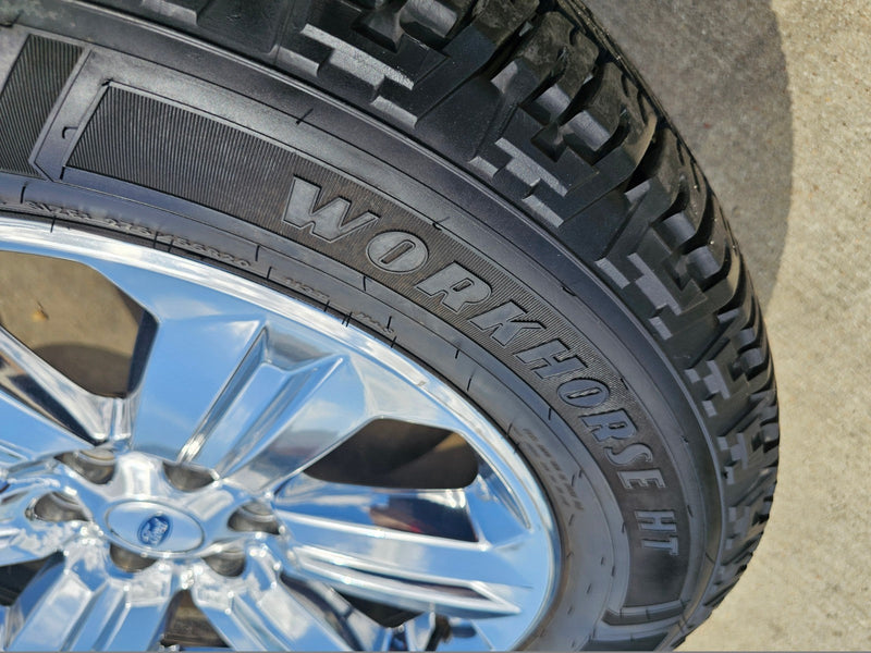 20" Ford F-150 Expedition OEM Lariat rims wheels 10171 CHROME NICE SET Texas Truck Tire