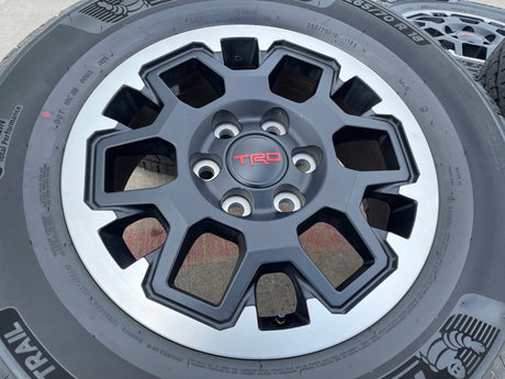 18" Toyota Tacoma 4Runner TRD OEM 94199 wheels rims 2024 2025 2026 MICHELIN NEW Texas Truck Tire