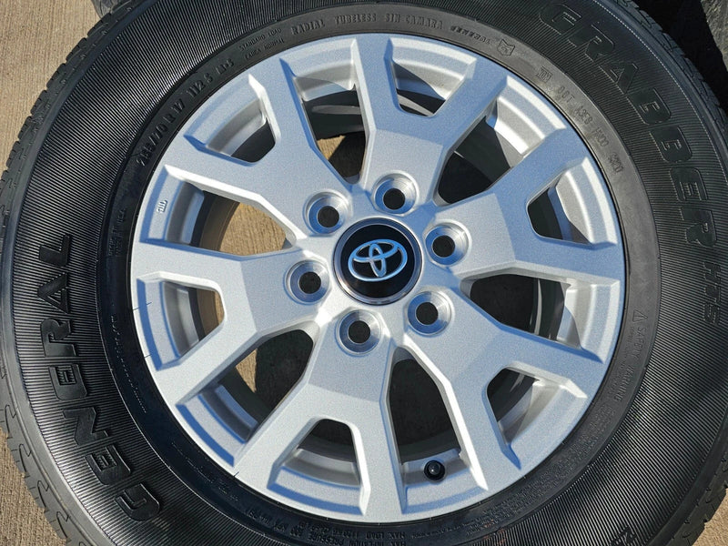 17" Toyota Tacoma 4Runner TRD OEM 10637 94254 wheels rims 2024 2025 2026 GENERAL Texas Truck Tire