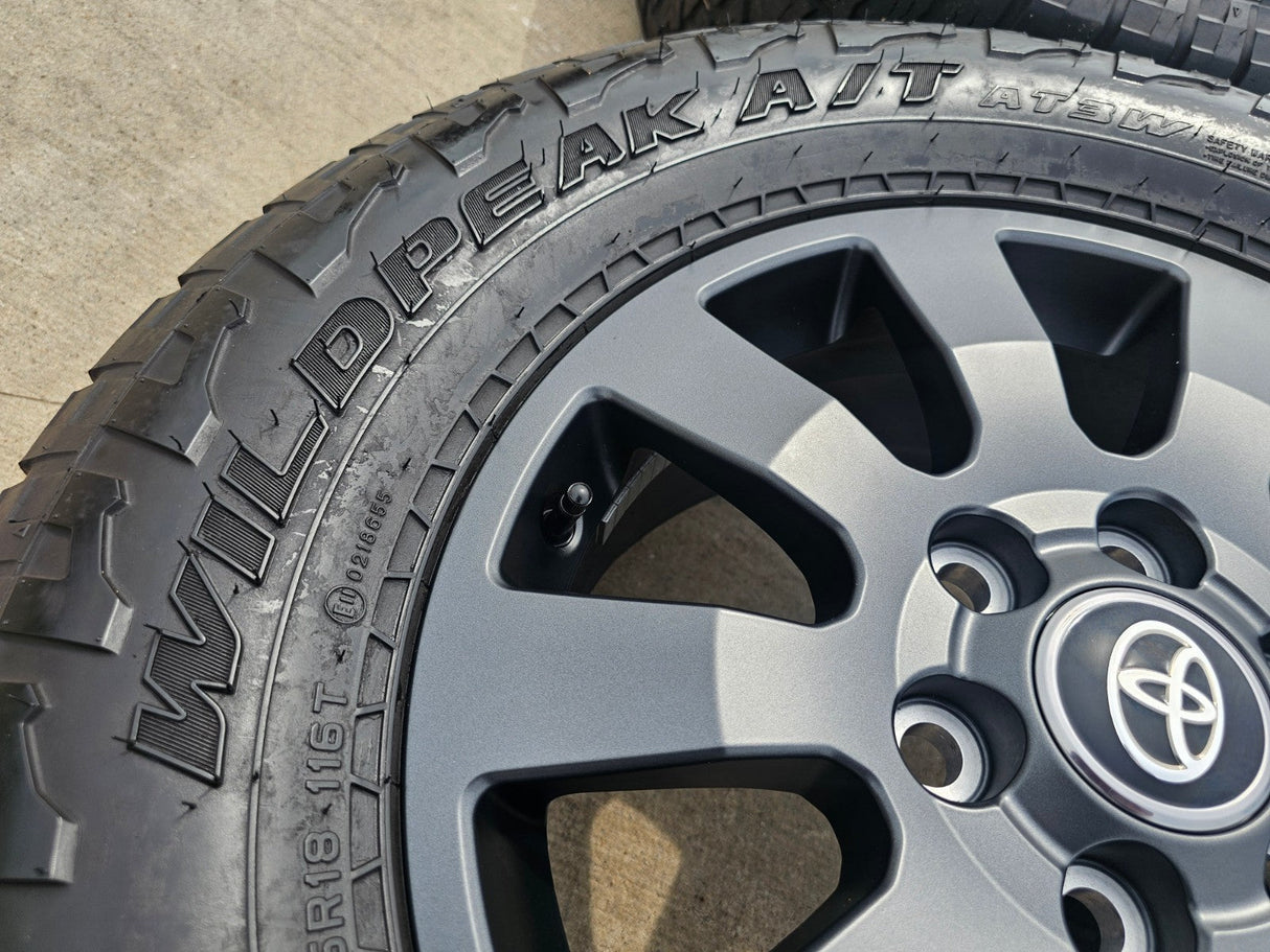 18" Toyota Land Cruiser OEM TRD wheels rims 95952 Tundra Sequoia FALKEN A/T3 Texas Truck Tire
