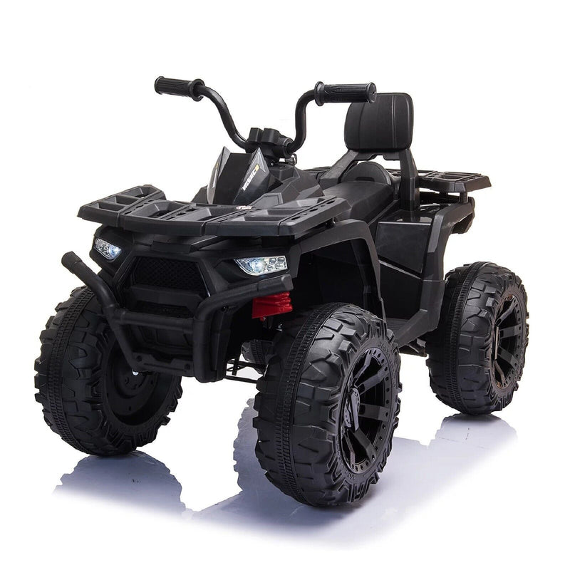 Miniyam 24V Electric ATV for Kids with LED Headlights - Black