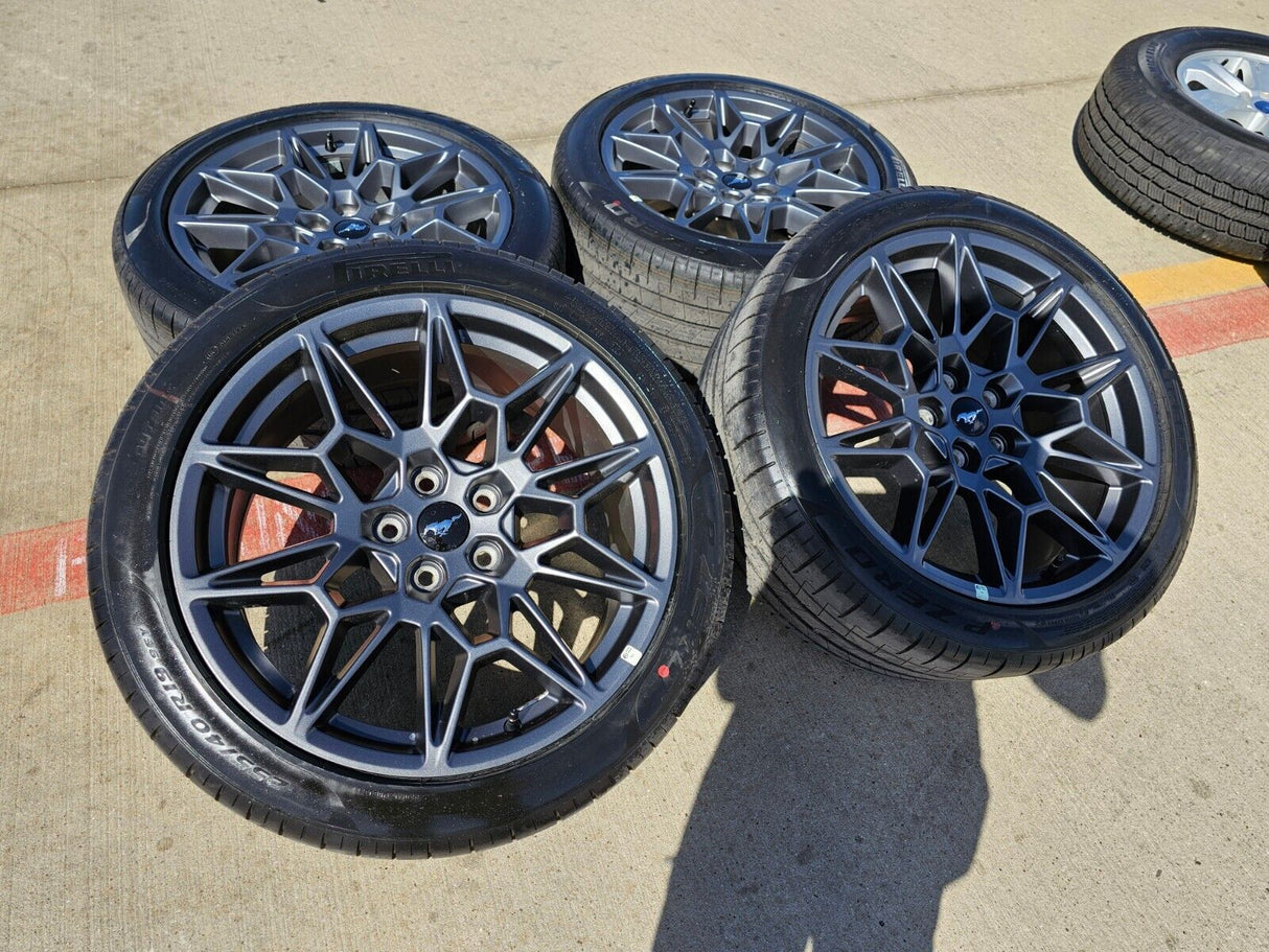19" Ford Mustang GT Performance Track Pack OEM wheels rims 2024 2025 TPMS NEW Texas Truck Tire
