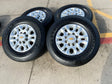 18" Chevy Silverado 2500 3500 OEM 5959 wheels rims FIRESTONE H/T2 Texas Truck Tire