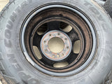 17" Dodge Ram 3500 Dually Laramie 8x200 wheels rims 2703 2704 OEM TOYO NEW Texas Truck Tire
