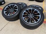 22" Jeep Grand Wagoneer OEM 9298 Obsidian rims wheels RAM 1500 2023 2024 2025 Texas Truck Tire