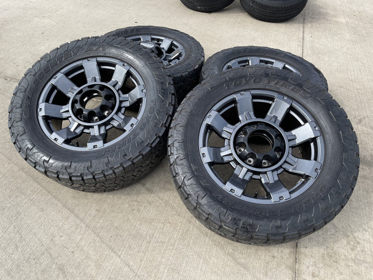 20" Ford F-250 F-350 OEM 10296 10485 Lariat wheels rims 2023 2024 2025 2026 TOYO Texas Truck Tire