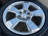 20" Chevy Silverado Tahoe Suburban OEM 5652 wheels rims tires PIRELLI A/T Texas Truck Tire